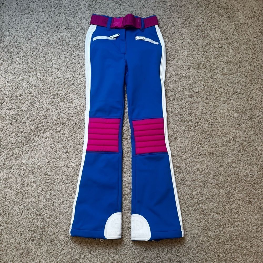 Goldbergh Goalie Pippa Rocky Ski PantsโElectric Blue Pink White US 4
